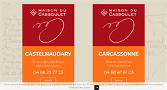 Desktop Screenshot of maisonducassoulet.com